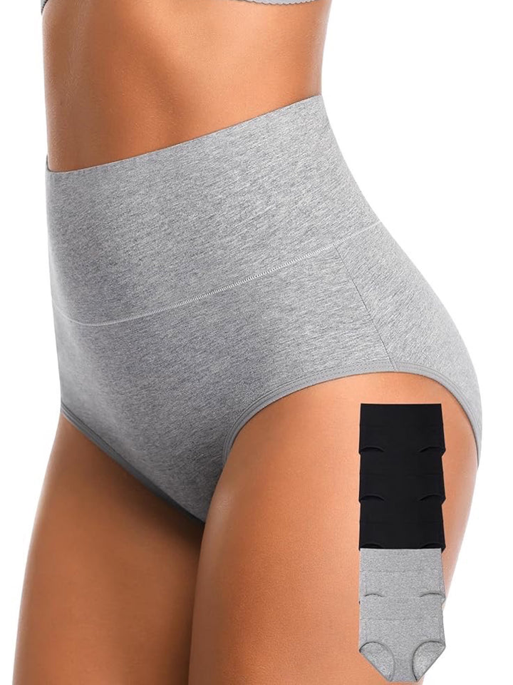 Tummy Control High Waisted Cotton Postpartum Ladies Briefs