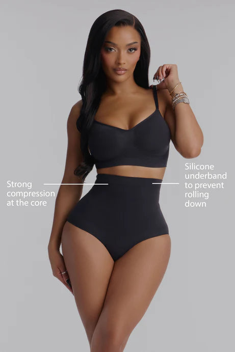 Seamless Strong Compression High Waisted Brief