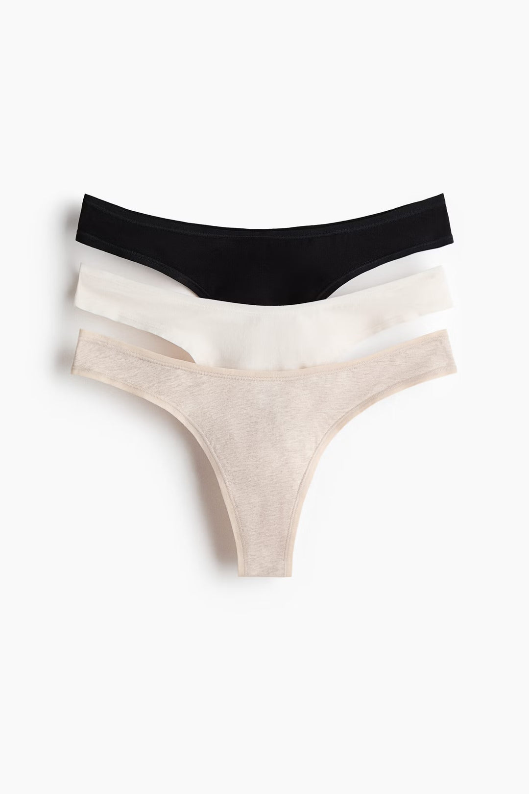 3 pack Cotton Brazilian Briefs