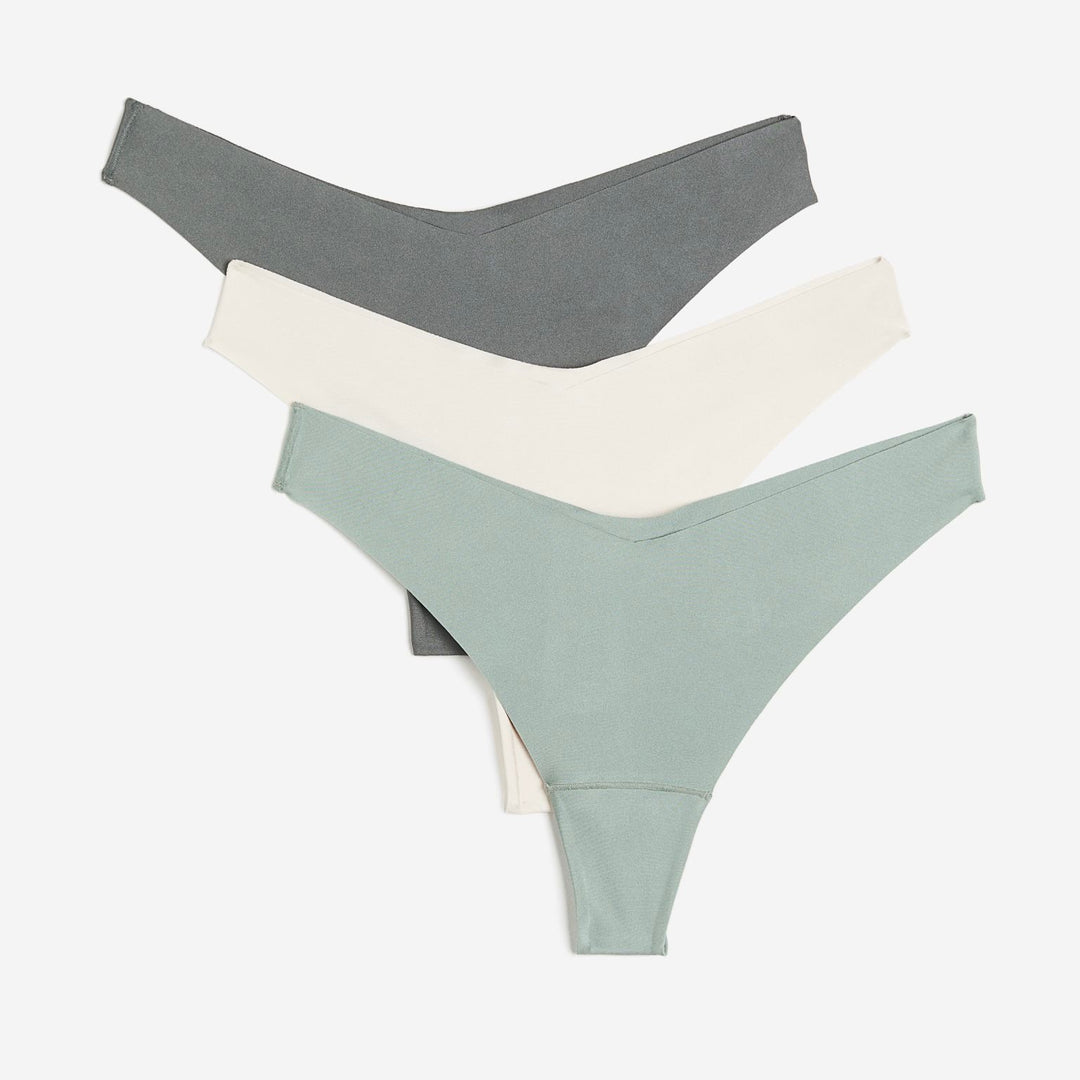 3 pack Seamless Thong Panties