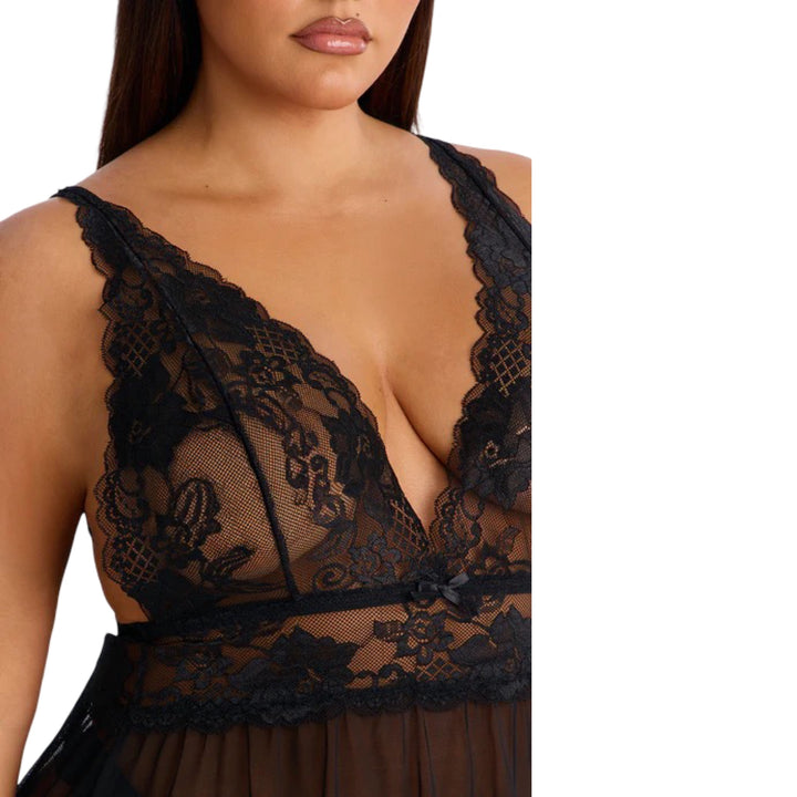 Sexy Lace Baby Doll Set