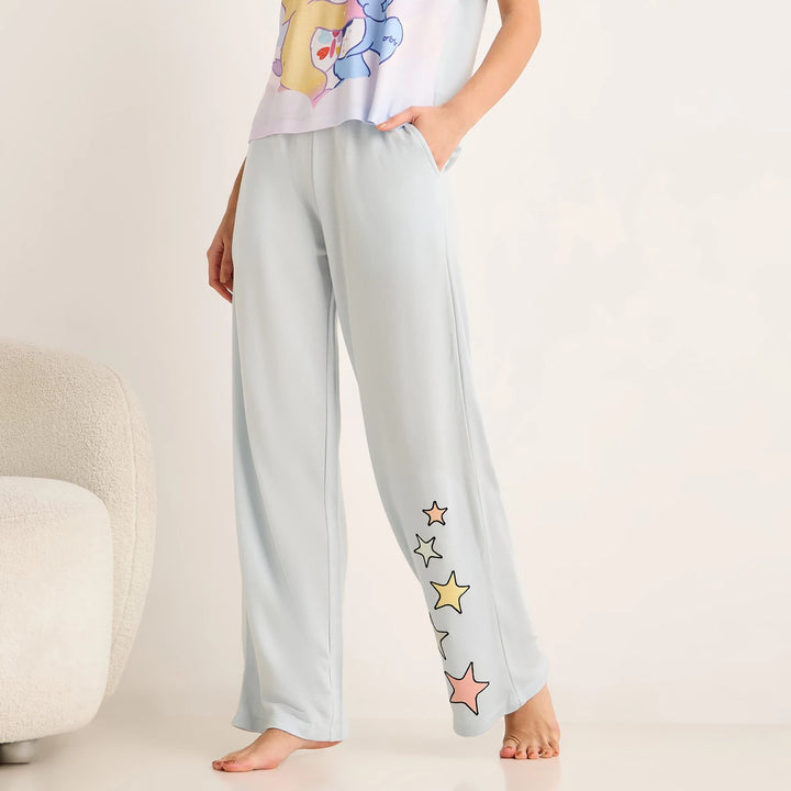 Sleeve T-shirt & Trousers Pyjama Set