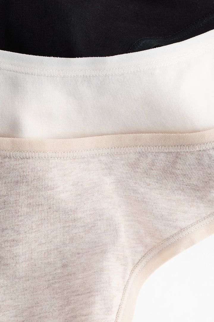 3 pack Cotton Brazilian Briefs