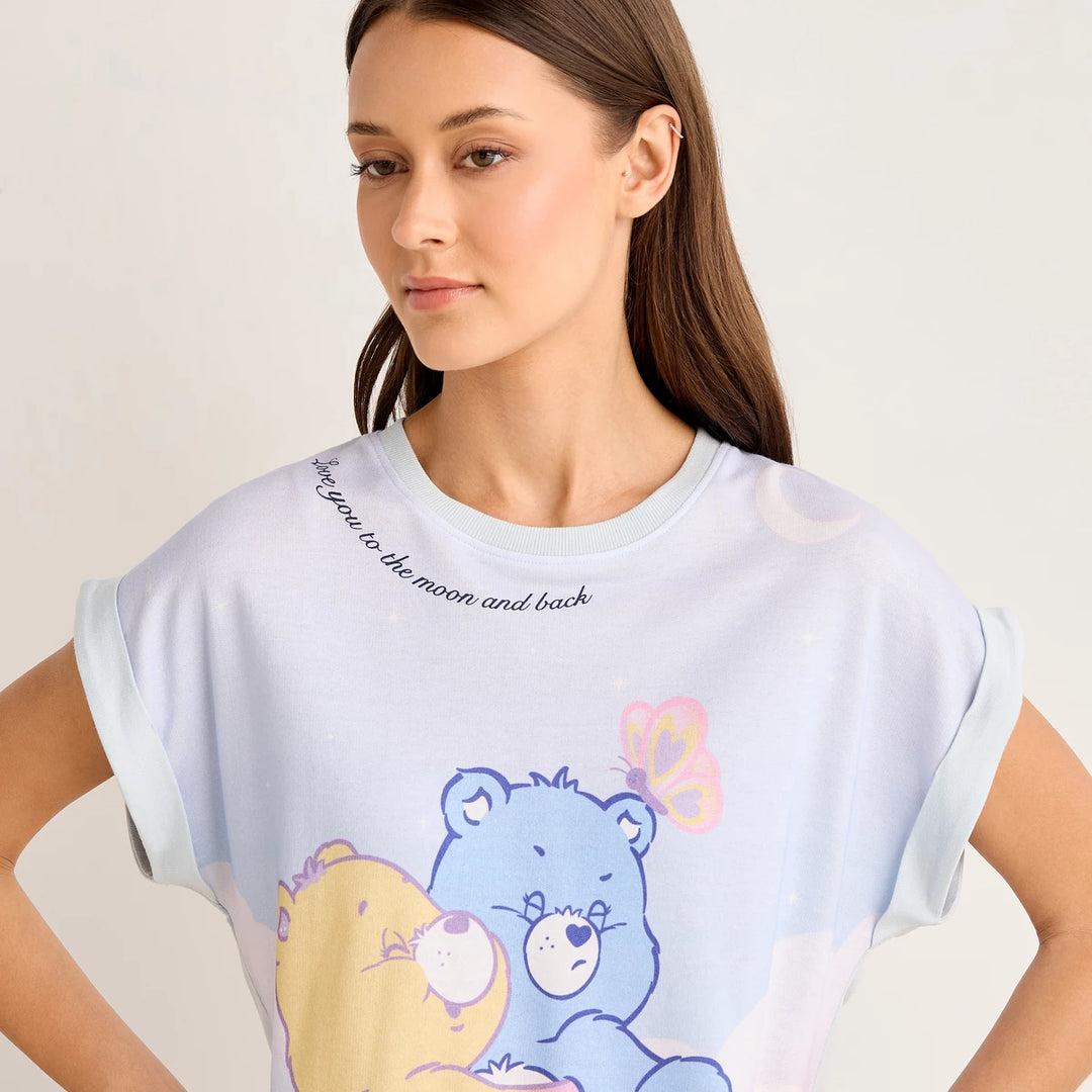 Sleeve T-shirt & Trousers Pyjama Set