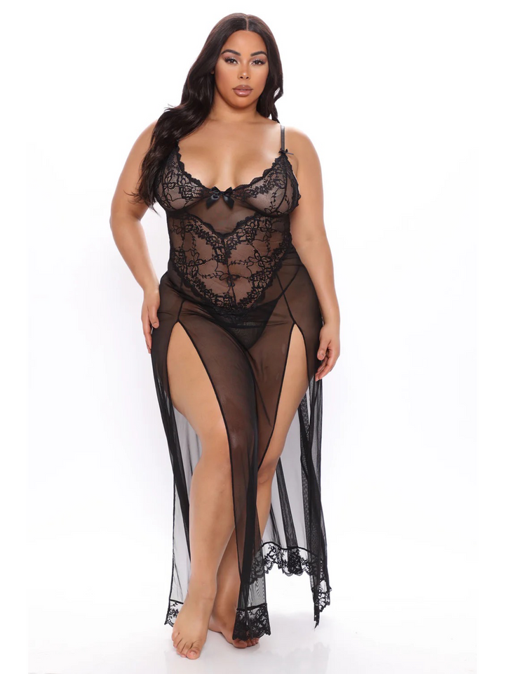 Sexy Lace Sleep Gown