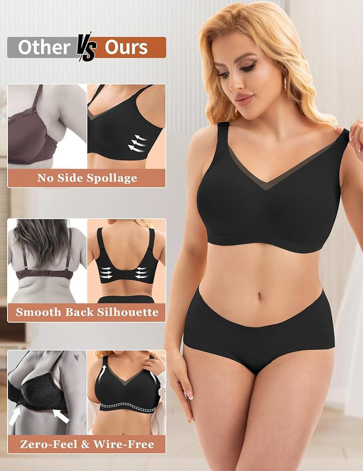V-Mesh Wireless Seamless Bra
