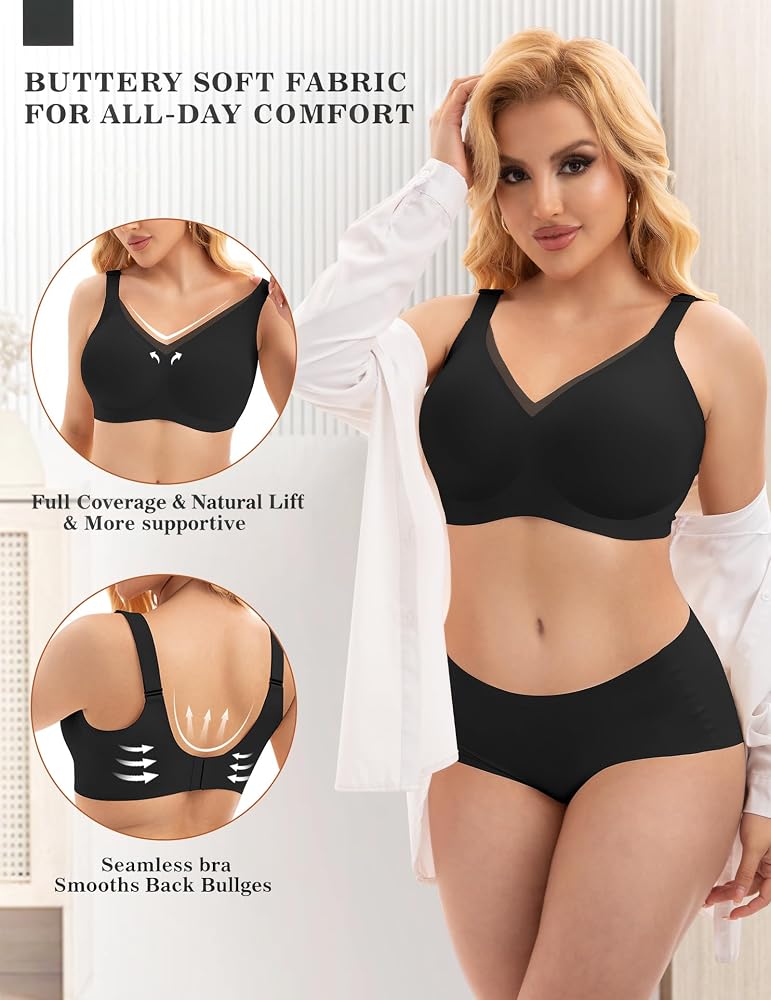 V-Mesh Wireless Seamless Bra