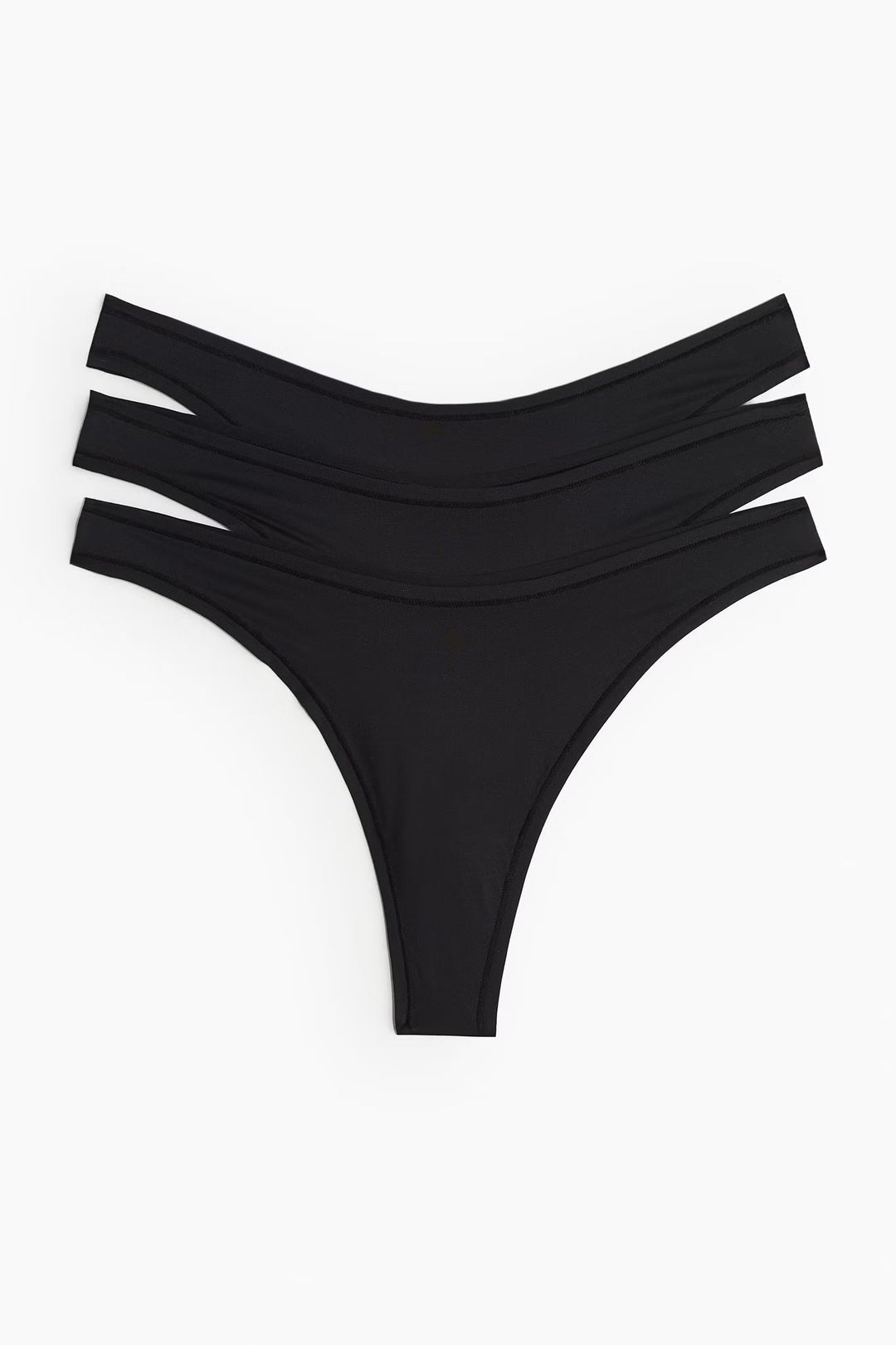 3-pack Microfibre Thong Briefs