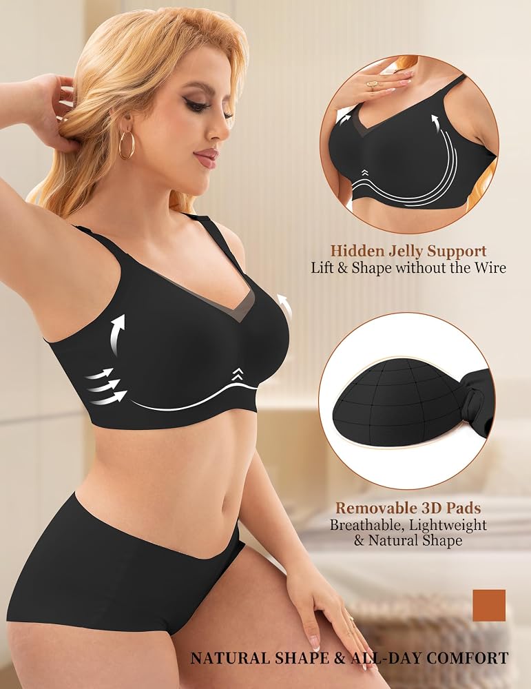 V-Mesh Wireless Seamless Bra