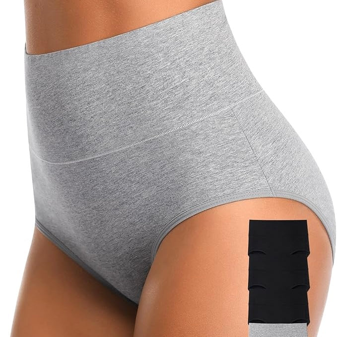 Tummy Control High Waisted Cotton Postpartum Ladies Briefs