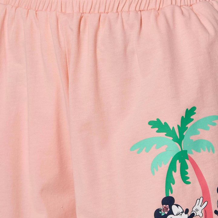 Print T-shirt & Shorts Cotton Pyjama Set
