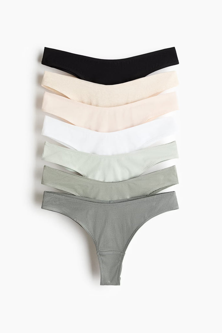 7 pack Cotton Brazilian Briefs