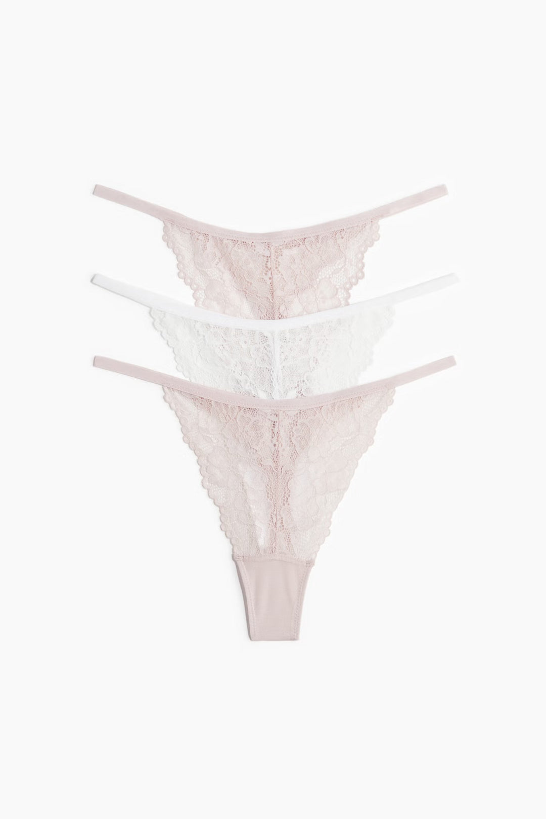 3-pack Lace Tanga Thong Briefs