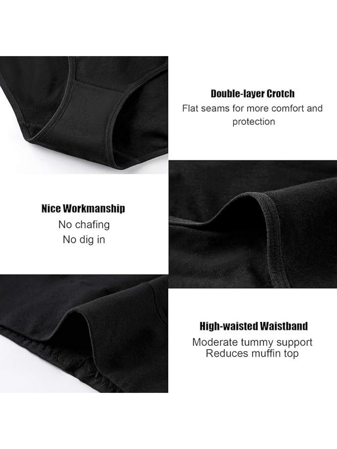 High rise Cotton Panties