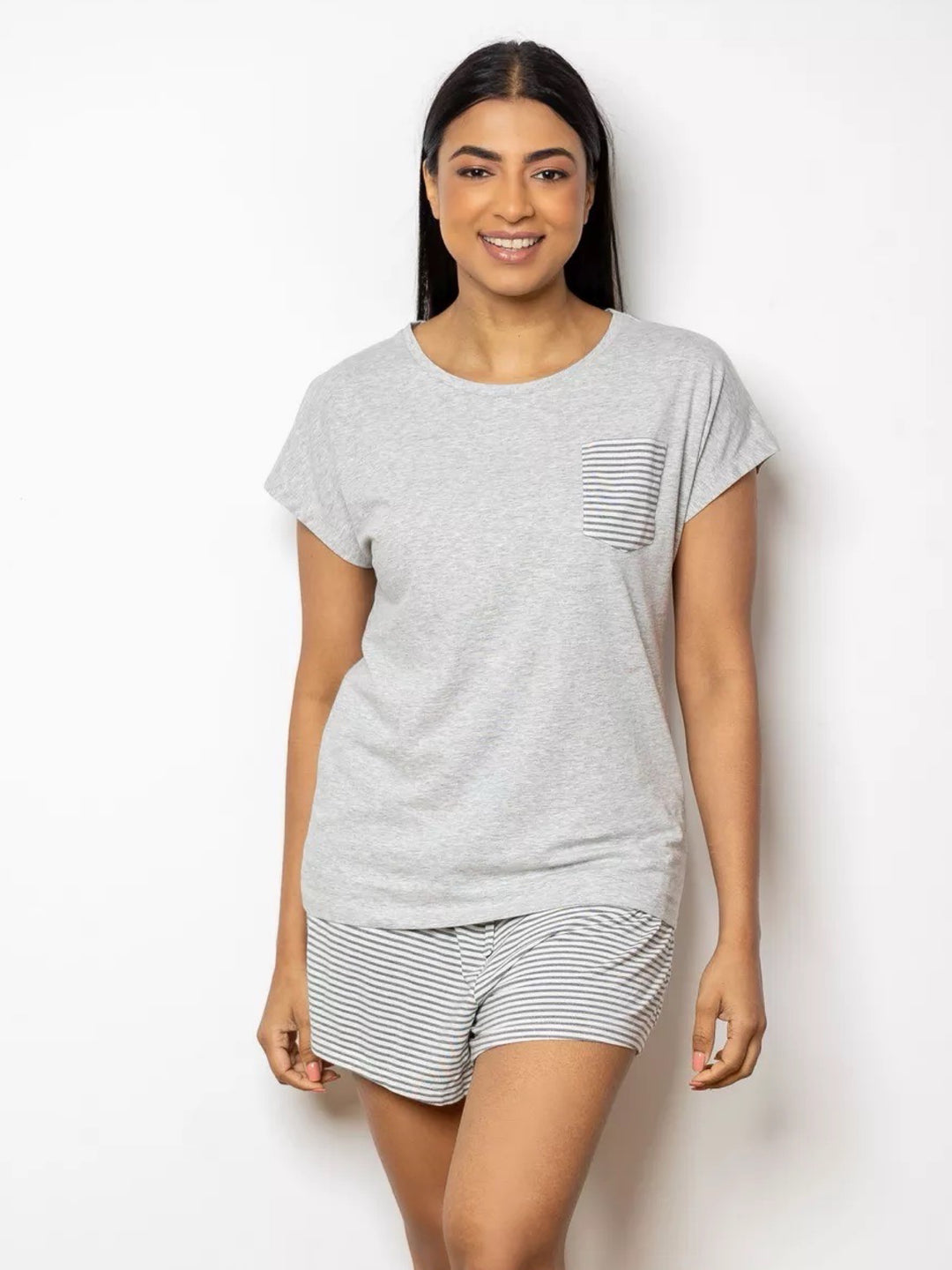 Blurred Lines Pyjama Shorts Set