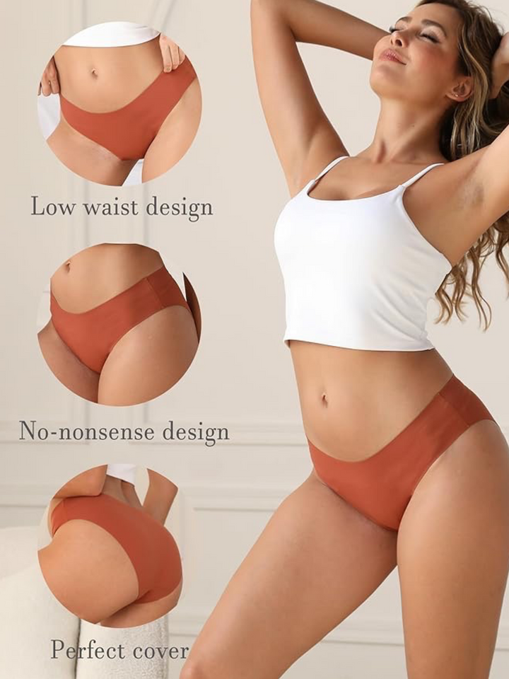 Mid waist Seamless Bikini PantiesS