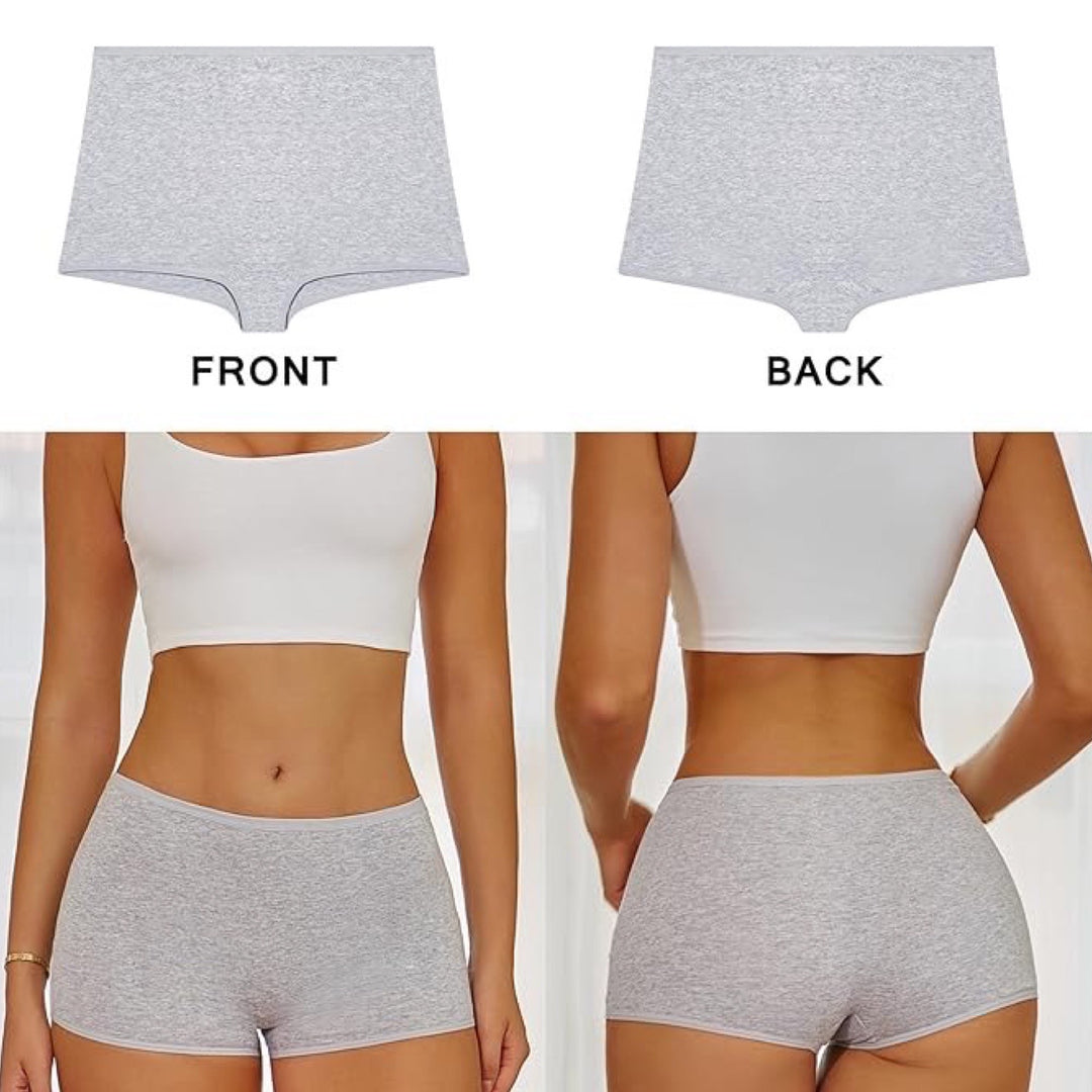 No VPL Cotton Boy Shorts