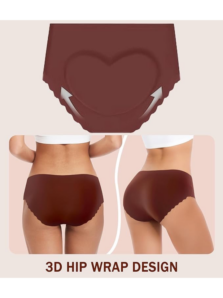 Scalloped High waist Bikini PantiesF