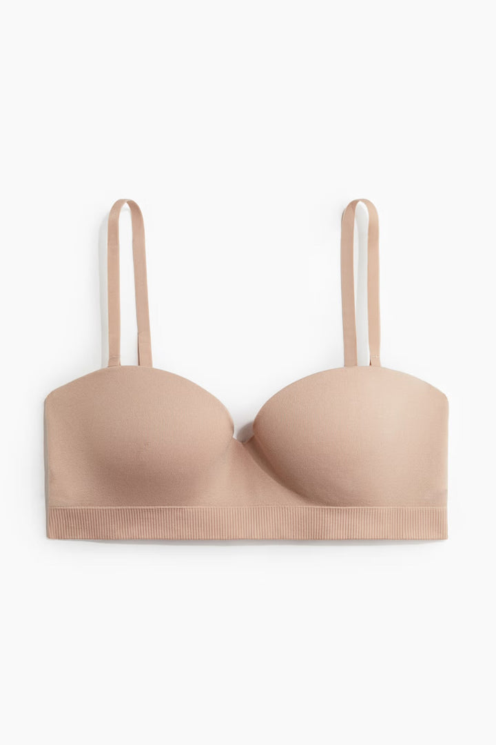 Seamless Padded Balconette Bra