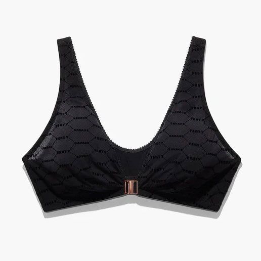 Flocked Logo Bralette