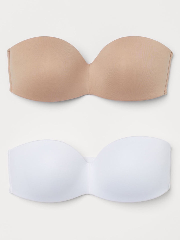 2 pack Soft cup Bandeau Bras