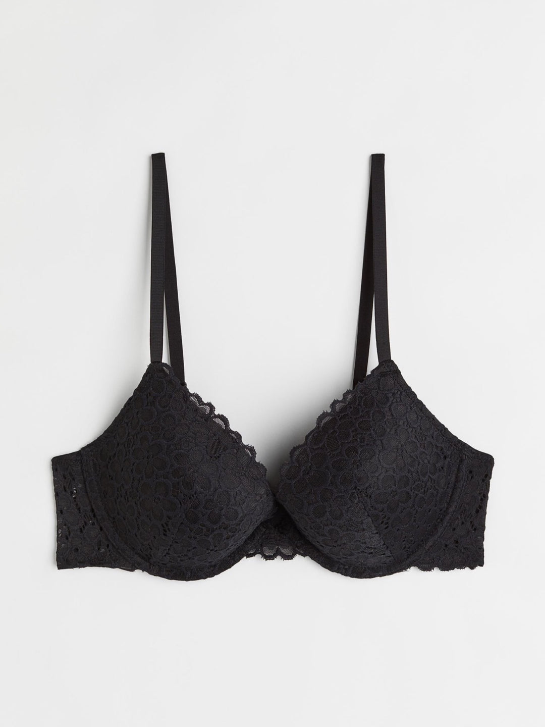 Buy Women Push Up Bra for Small Chest Soft Padding Lace Underwire Add Cups  Bra 32A Black Online at desertcartTunisia