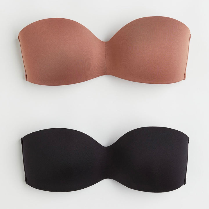 2 pack Soft cup Bandeau Bras