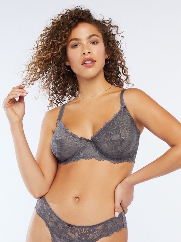 Floral Lace Unlined Bra