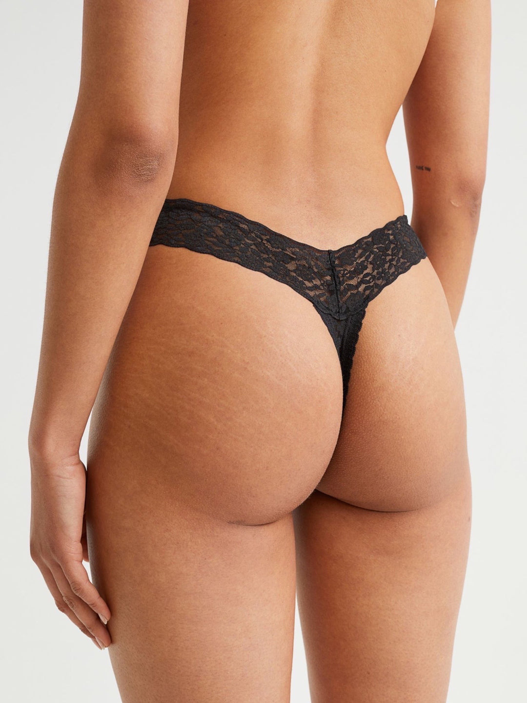Buy Marks & Spencer Microfibre & Lace Brazilian Knickers - Black (Pack of  5) online