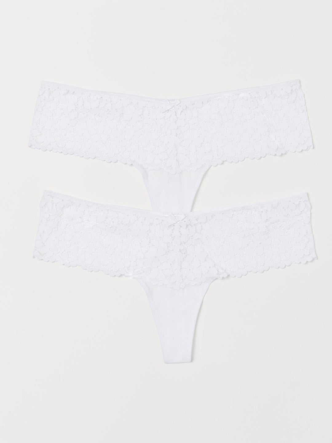 2 pack Lace Thong Briefs