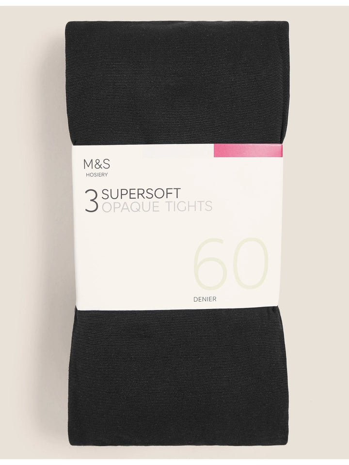 3 pack Opaque Body Stockings