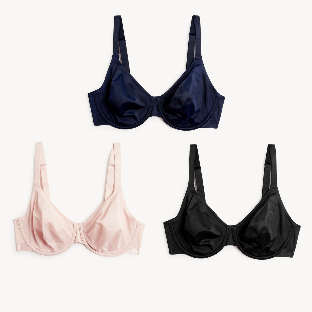 3 pack Wired Full cup bras