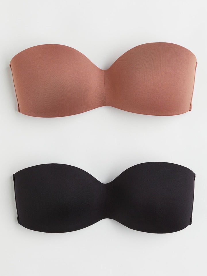 2 pack Soft cup Bandeau Bras